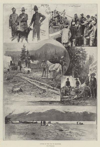 Scenes on the Way to Klondike by Henry Charles Seppings Wright